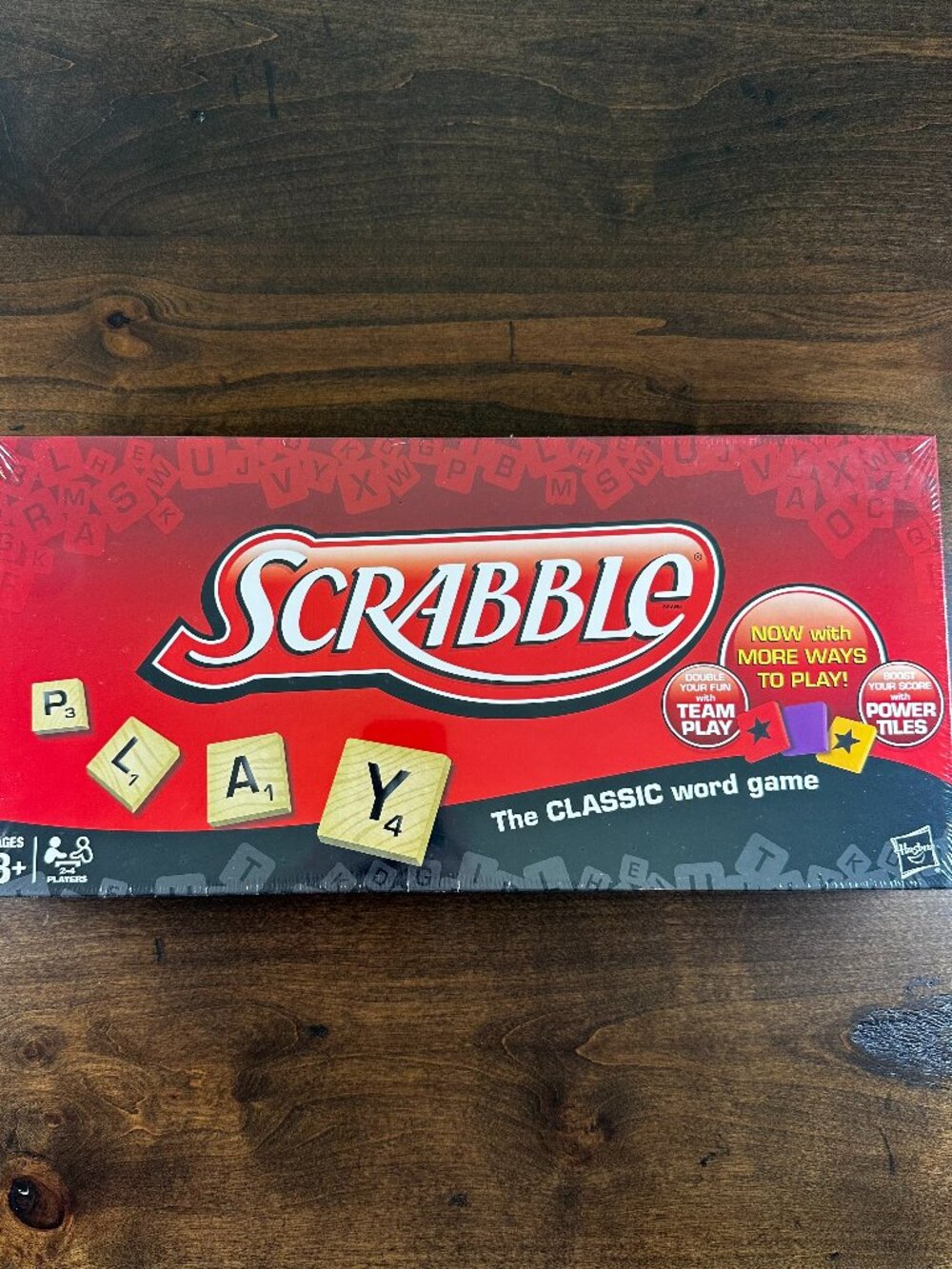 **NEW ** Scrabble - The CLASSIC Word Game - Ages 8+ - 2-4 Players - Board Game